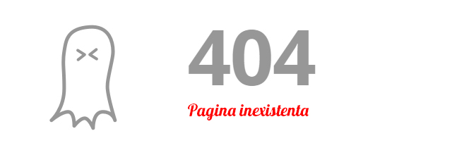 pagina inexistenta - eroare 404